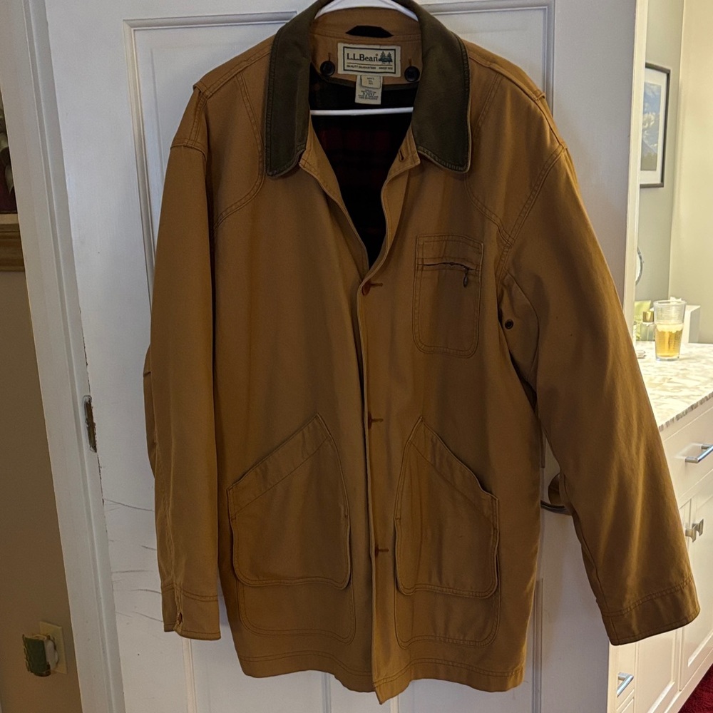 L.L. Bean Men's vintage lined Brown Field Jacket